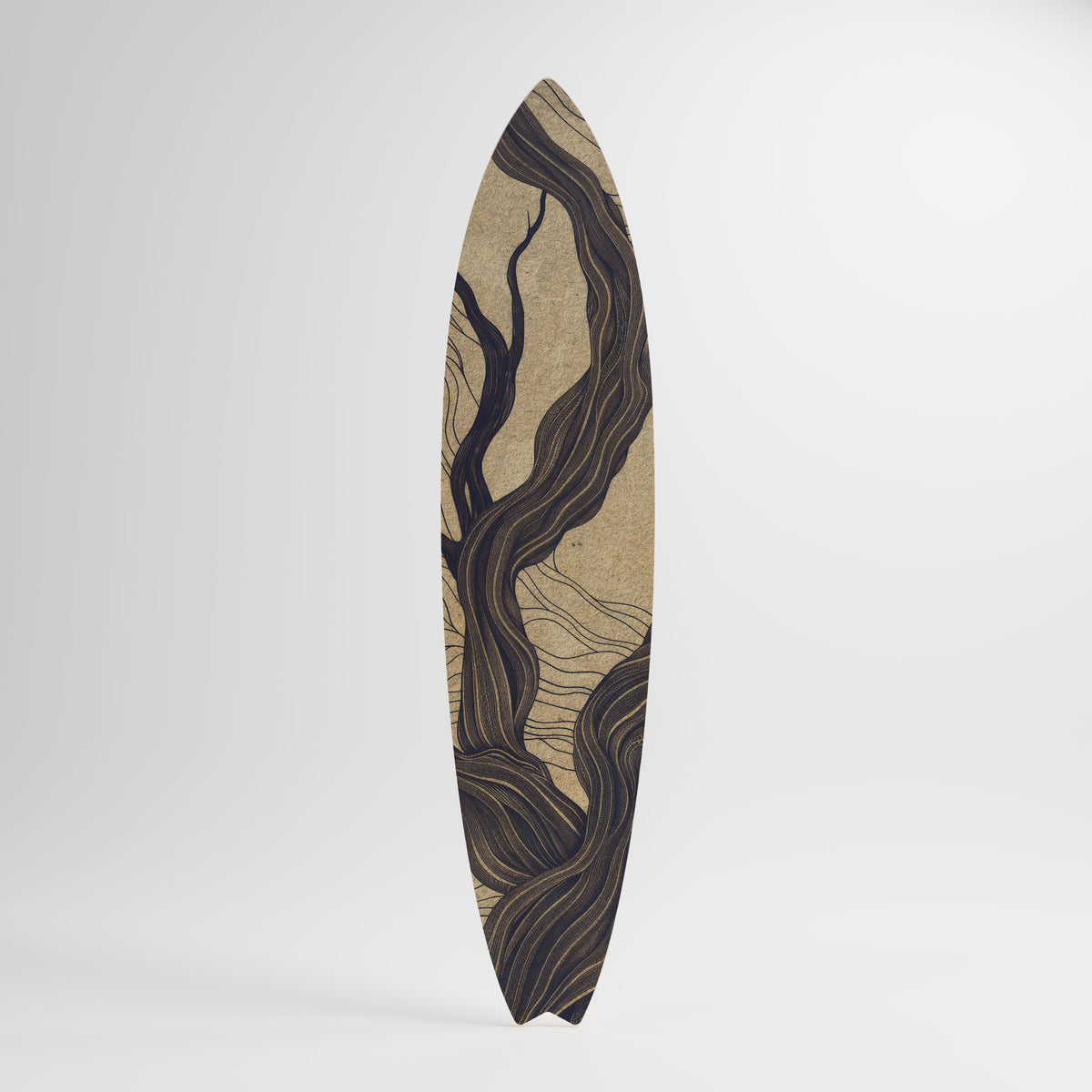UNIFIED FRAGMENTS Painel Decorativo Prancha de Surf