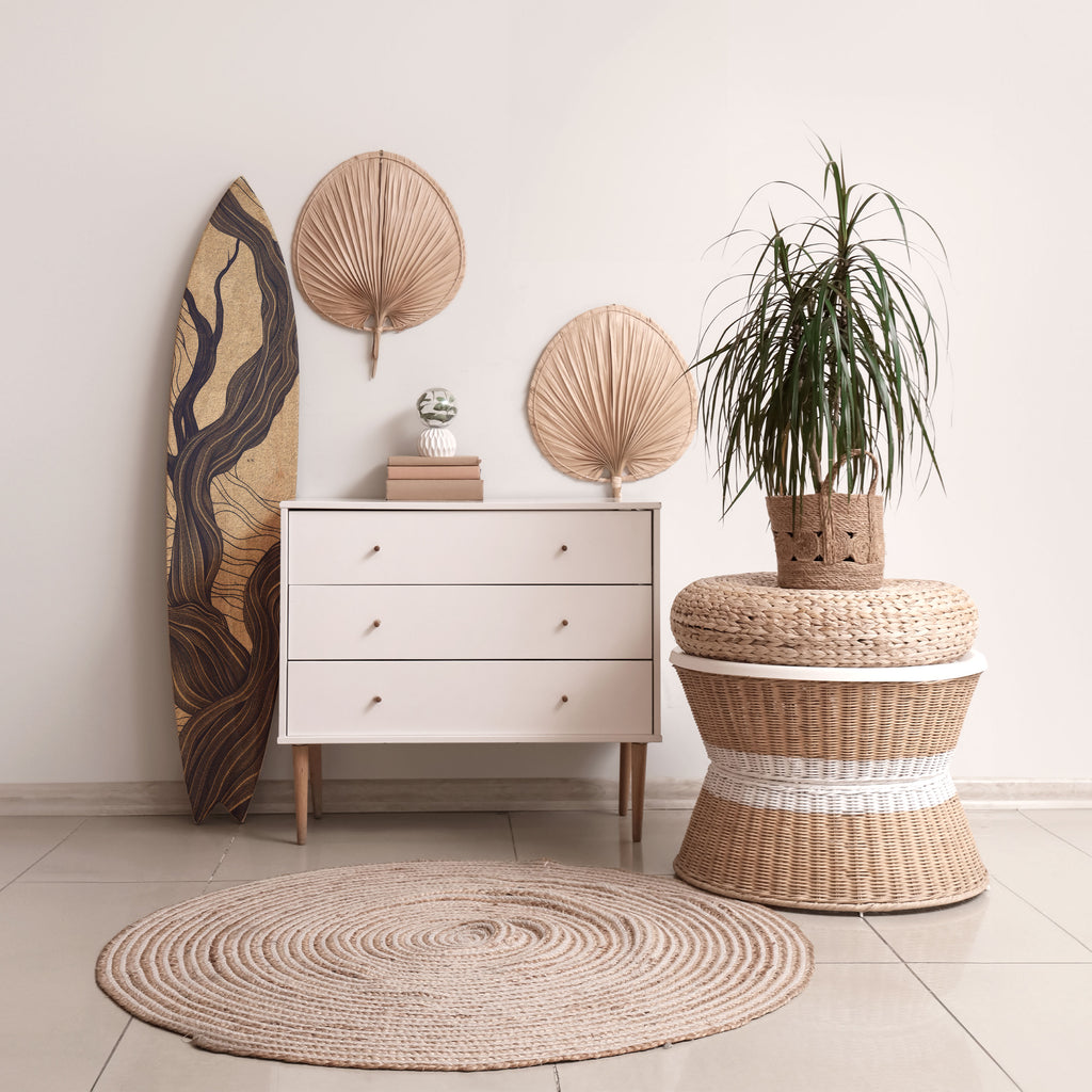 UNIFIED FRAGMENTS Painel Decorativo Prancha de Surf