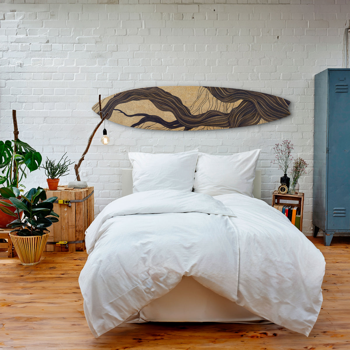 UNIFIED FRAGMENTS Painel Decorativo Prancha de Surf