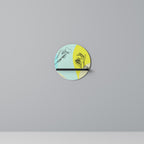 BODY LANGUAGE Prateleira Redonda Decorativa em Acabamento Preto