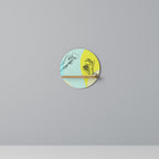 BODY LANGUAGE Prateleira Redonda Decorativa em Efeito Carvalho