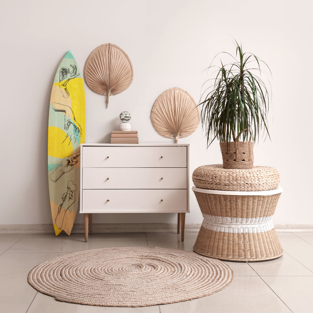 BODY LANGUAGE Surfboard Decorative Panel