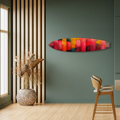 COLORFUL SOUNDS Painel Decorativo Prancha de Surf