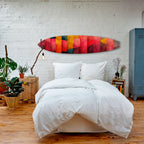 COLORFUL SOUNDS Painel Decorativo Prancha de Surf