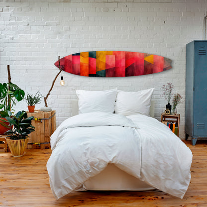 COLORFUL SOUNDS Painel Decorativo Prancha de Surf