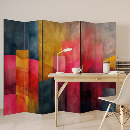 COLORFUL SOUNDS Biombo de 6 Painéis