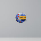 NIGHTFALL VIBRANCE Prateleira Redonda Decorativa em Efeito Carvalho