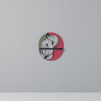 BE TOGETHER Prateleira Oval Decorativa em Acabamento Preto