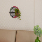 BE TOGETHER Prateleira Oval Decorativa em Acabamento Preto