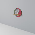 BE TOGETHER Prateleira Redonda Decorativa em Efeito Carvalho