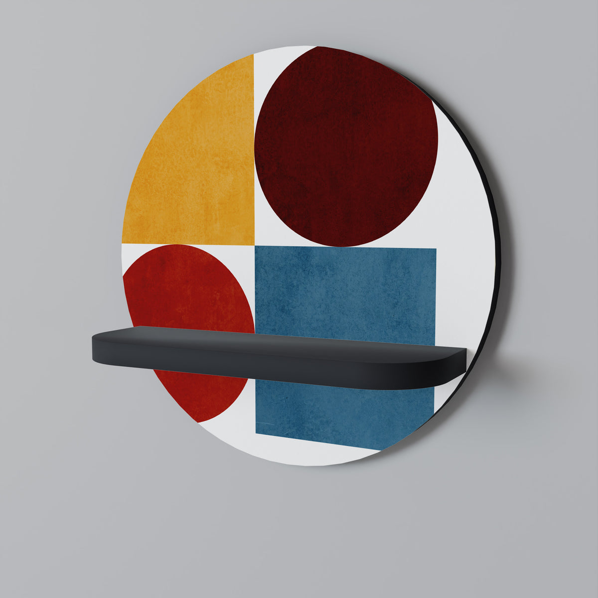 GEOMETRIC PUZZLE Prateleira Artística