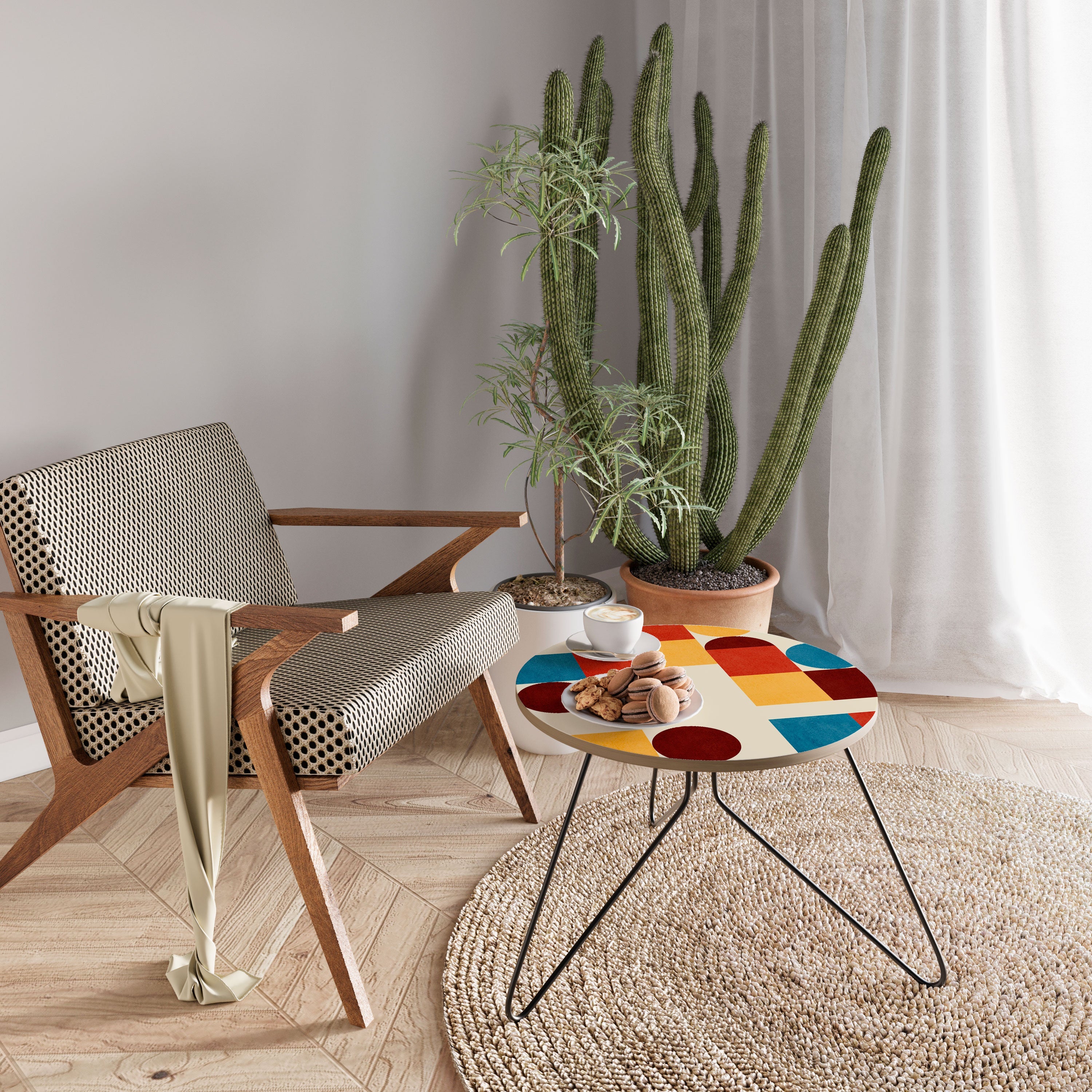 GEOMETRIC PUZZLE Mesa de Centro 60