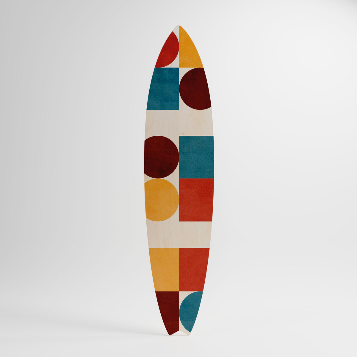 GEOMETRIC PUZZLE Painel Decorativo Prancha de Surf