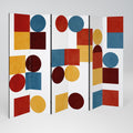 GEOMETRIC PUZZLE Biombo de 6 Painéis