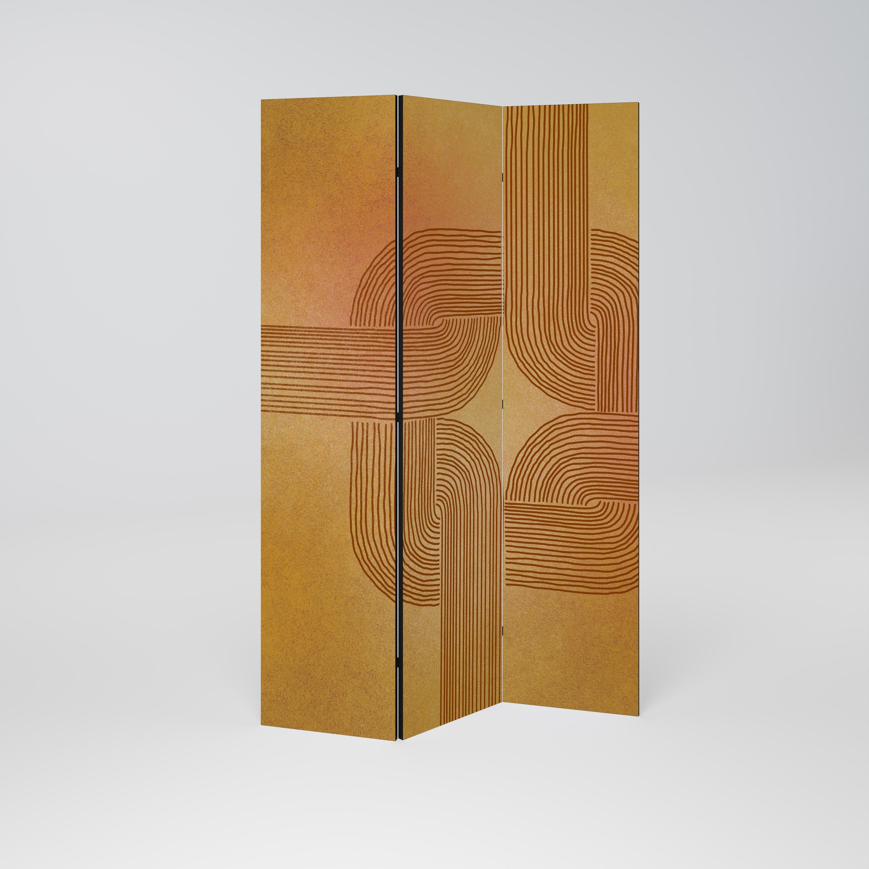 STRENGTHENING RELATION Biombo Decorativo de 3 Painéis