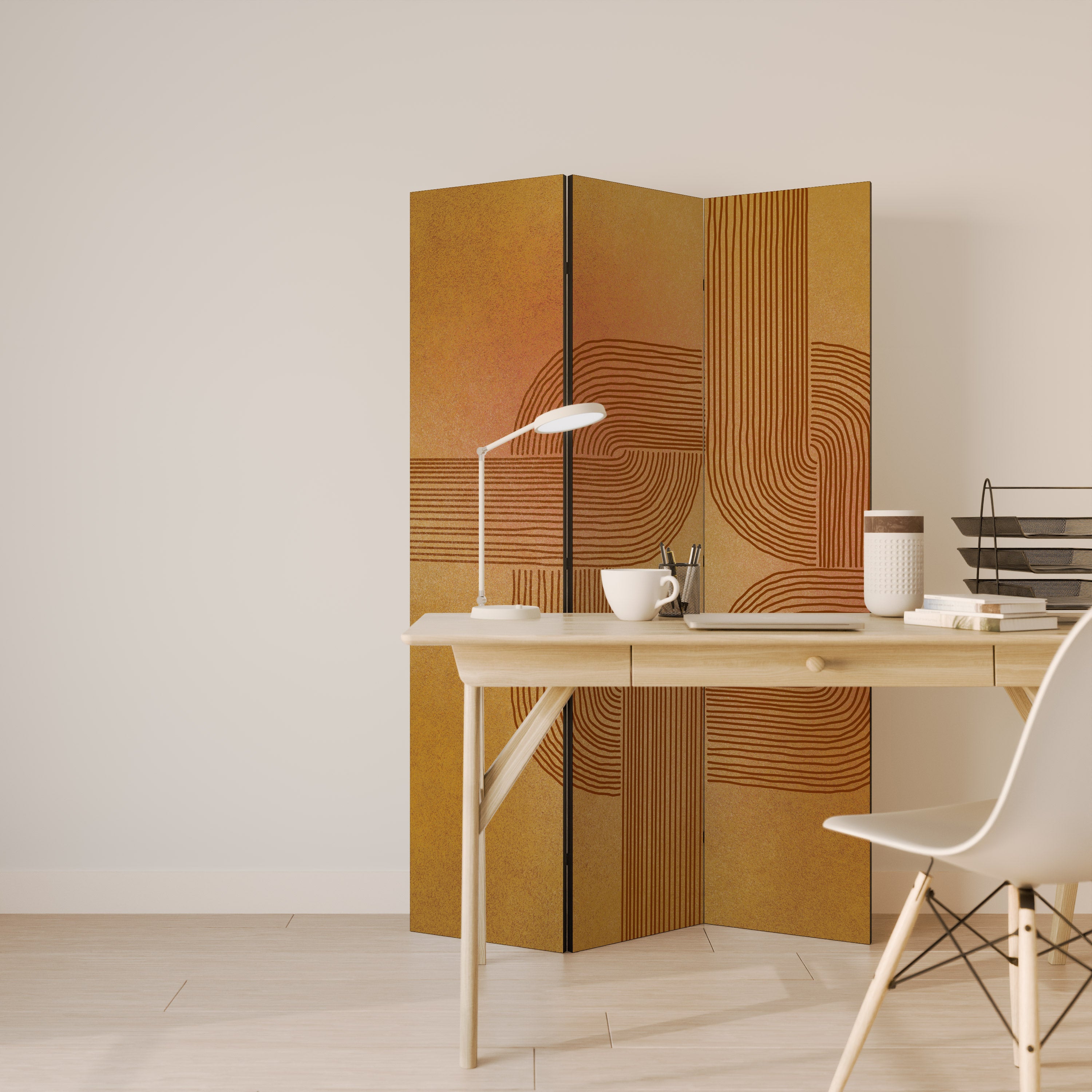 STRENGTHENING RELATION Biombo de 3 Painéis