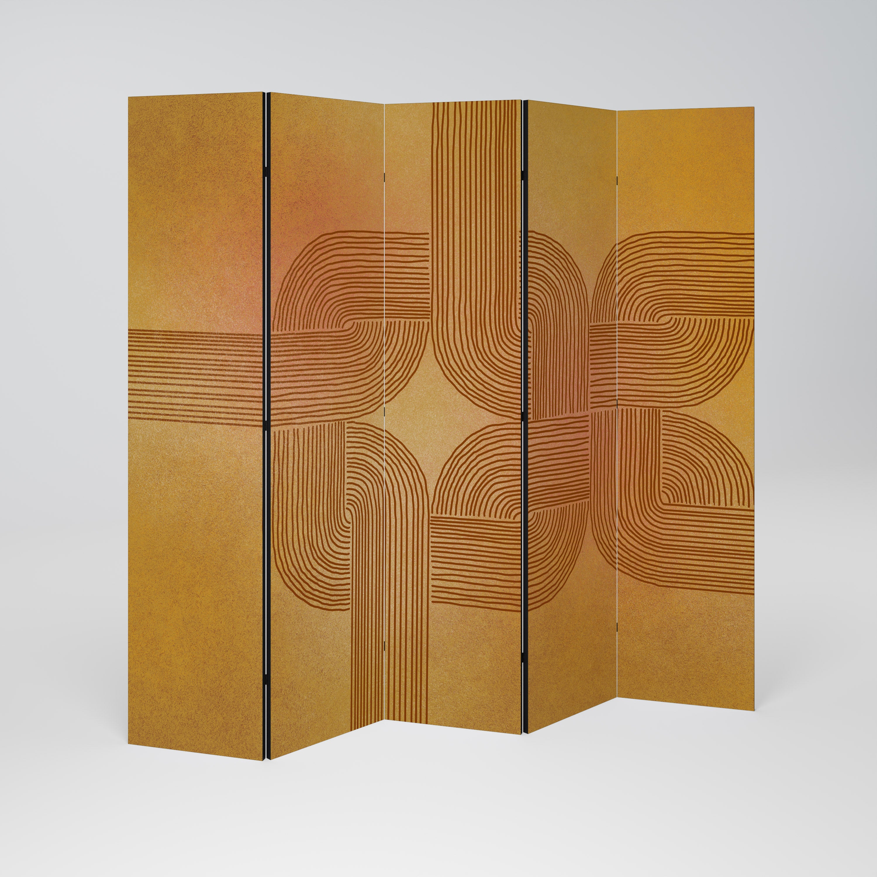 STRENGTHENING RELATION 5-Panel Room Divider