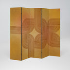 STRENGTHENING RELATION Decorative 5-Panel Room Divider
