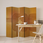 STRENGTHENING RELATION Decorative 5-Panel Room Divider