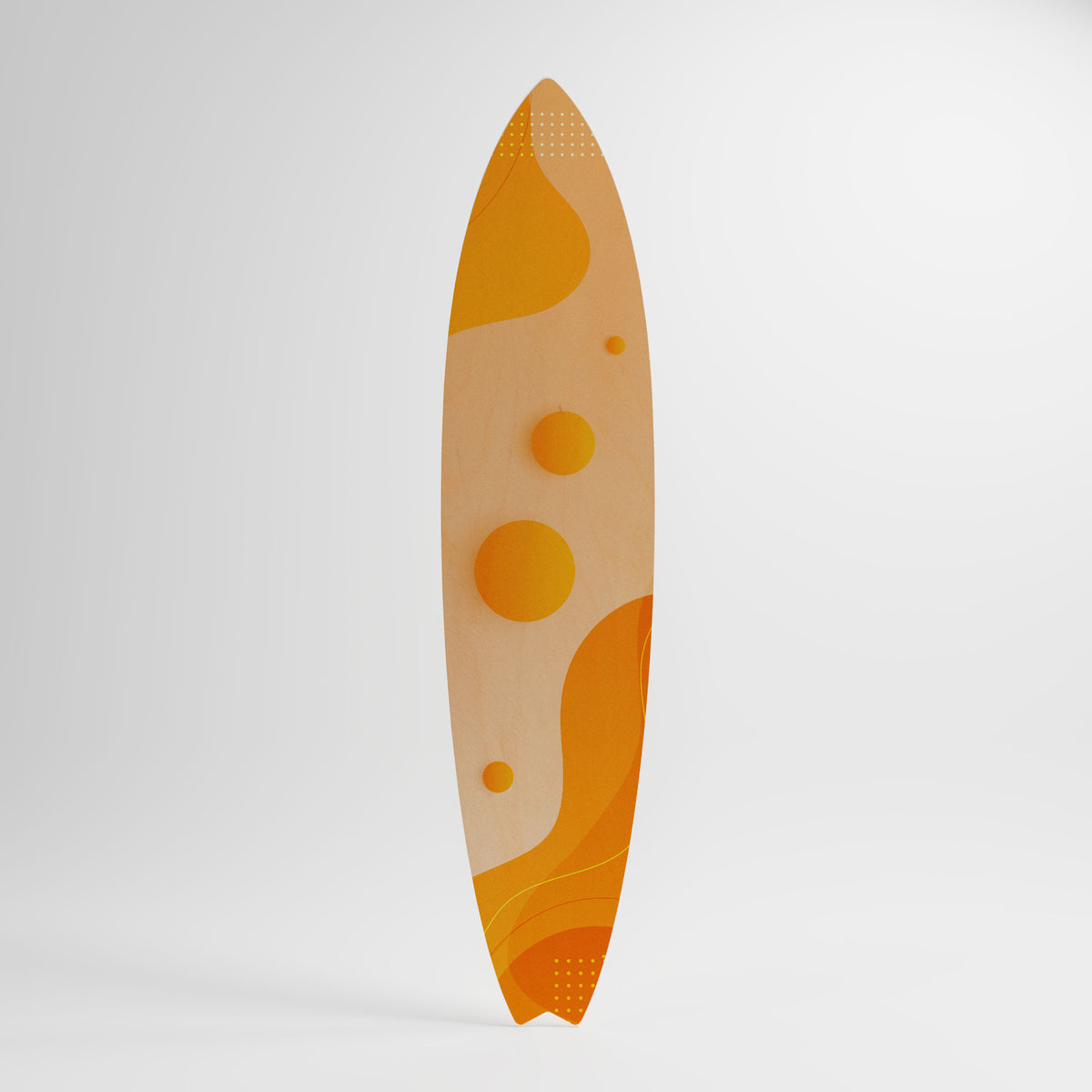 ORANGE ARRANGEMENT Painel Decorativo Prancha de Surf