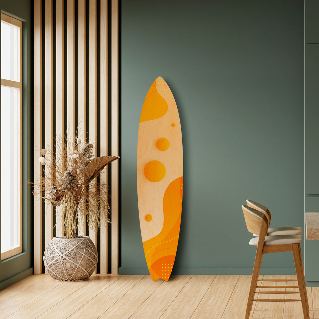 ORANGE ARRANGEMENT Surfboard Decorative Panel