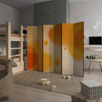 ORANGE ARRANGEMENT Biombo Decorativo de 6 Painéis