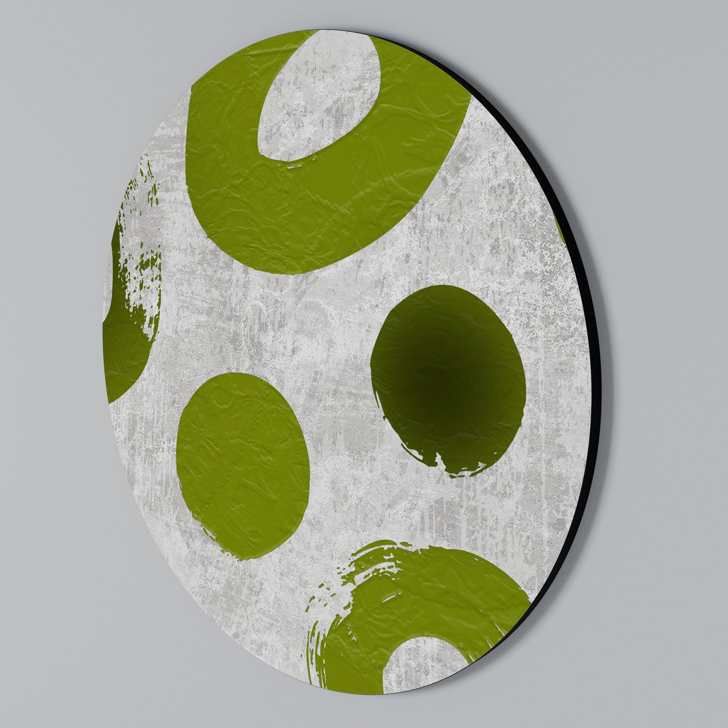 GREEN RHAPSODY Arte de Parede Redonda