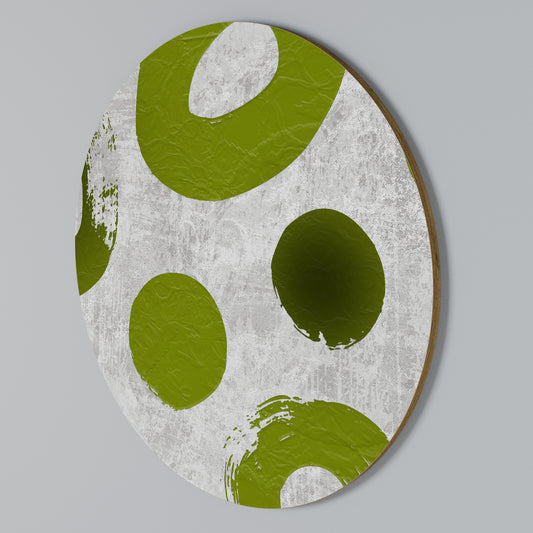 GREEN RHAPSODY Arte de Parede Redonda