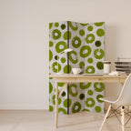GREEN RHAPSODY Decorative 3-Panel Room Divider