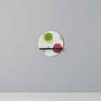 COLORFUL COSMOS Prateleira Redonda Decorativa em Acabamento Preto