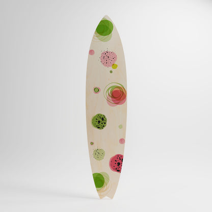 COLORFUL COSMOS Painel Decorativo Prancha de Surf