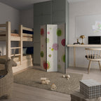 COLORFUL COSMOS Biombo de 3 Painéis