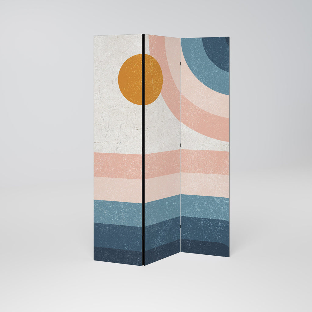 TWO HALVES Biombo Decorativo de 3 Painéis