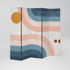 TWO HALVES Biombo Decorativo de 5 Painéis