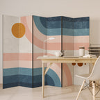 TWO HALVES Biombo Decorativo de 6 Painéis