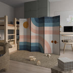 TWO HALVES Biombo Decorativo de 6 Painéis