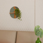 SIMPLE SOLUTIONS Prateleira Oval Decorativa em Efeito Carvalho