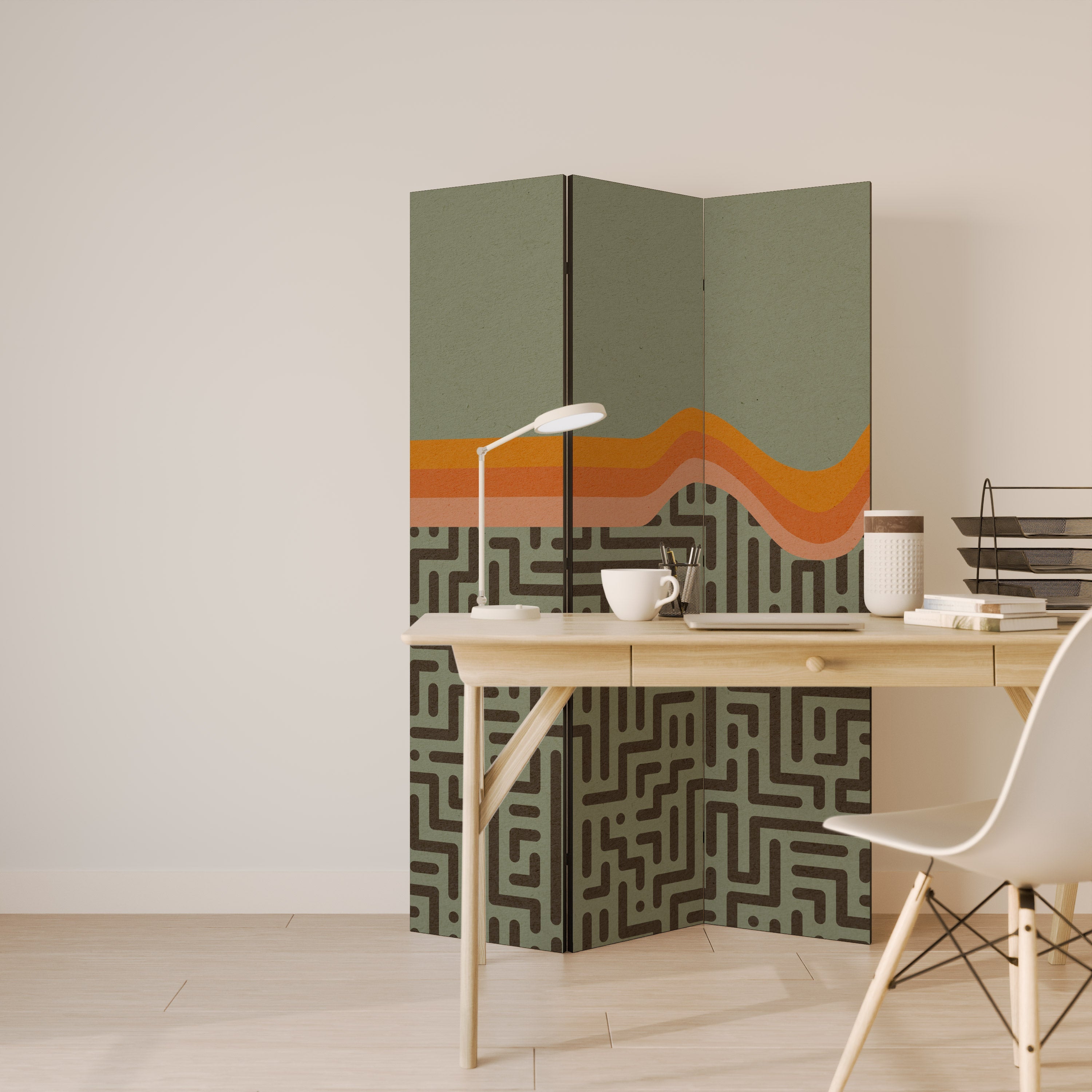 SIMPLE SOLUTIONS Biombo Decorativo de 3 Painéis