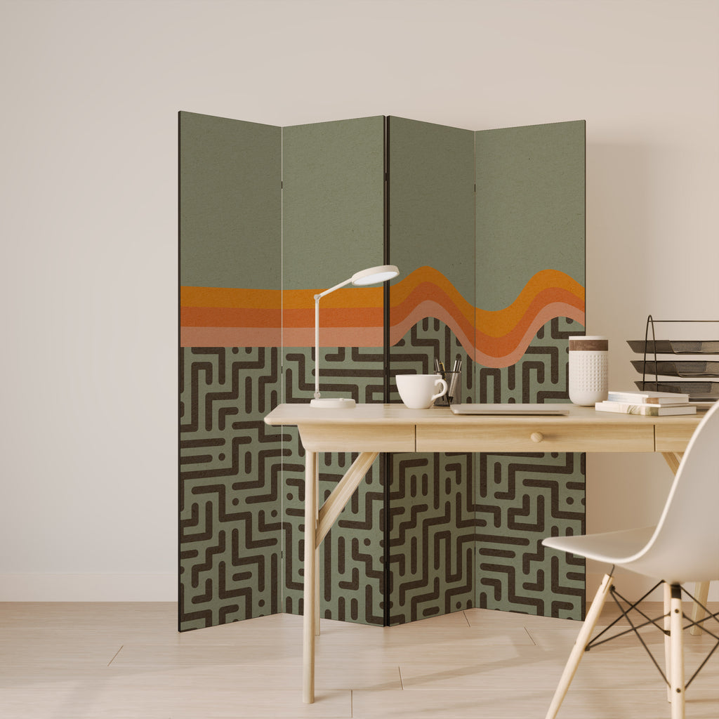 SIMPLE SOLUTIONS 4-Panel Room Divider