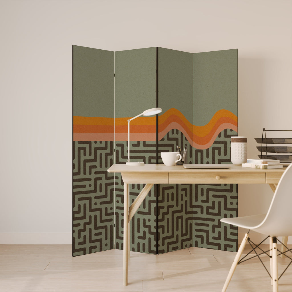 SIMPLE SOLUTIONS Biombo Decorativo de 4 Painéis