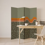 SIMPLE SOLUTIONS Biombo Decorativo de 4 Painéis