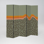 SIMPLE SOLUTIONS Biombo Decorativo de 5 Painéis