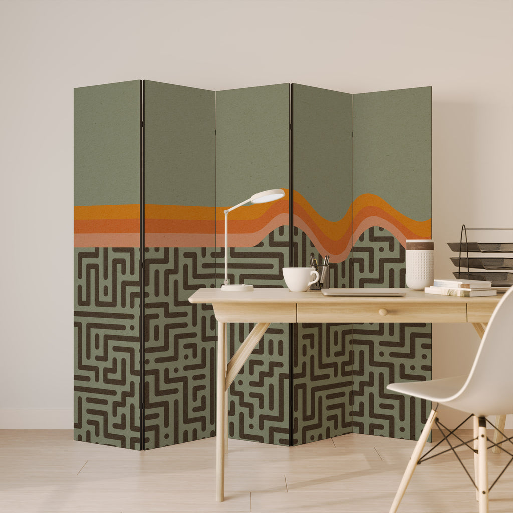 SIMPLE SOLUTIONS Biombo de 5 Painéis