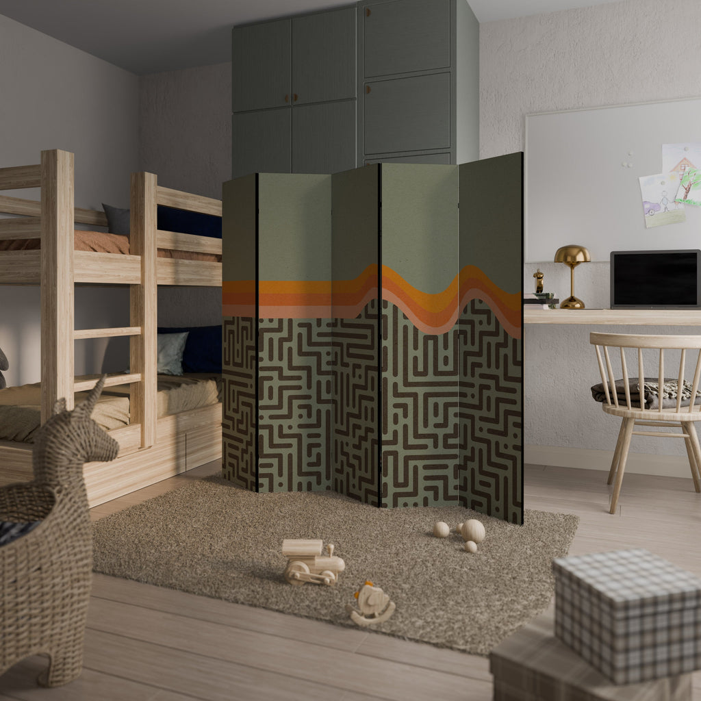 SIMPLE SOLUTIONS Biombo Decorativo de 5 Painéis