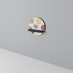 FLEETING HAPPINESS Prateleira Redonda Decorativa em Acabamento Preto