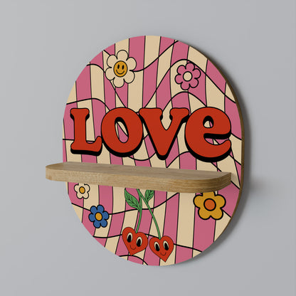 ROCKING LOVE Art Shelf
