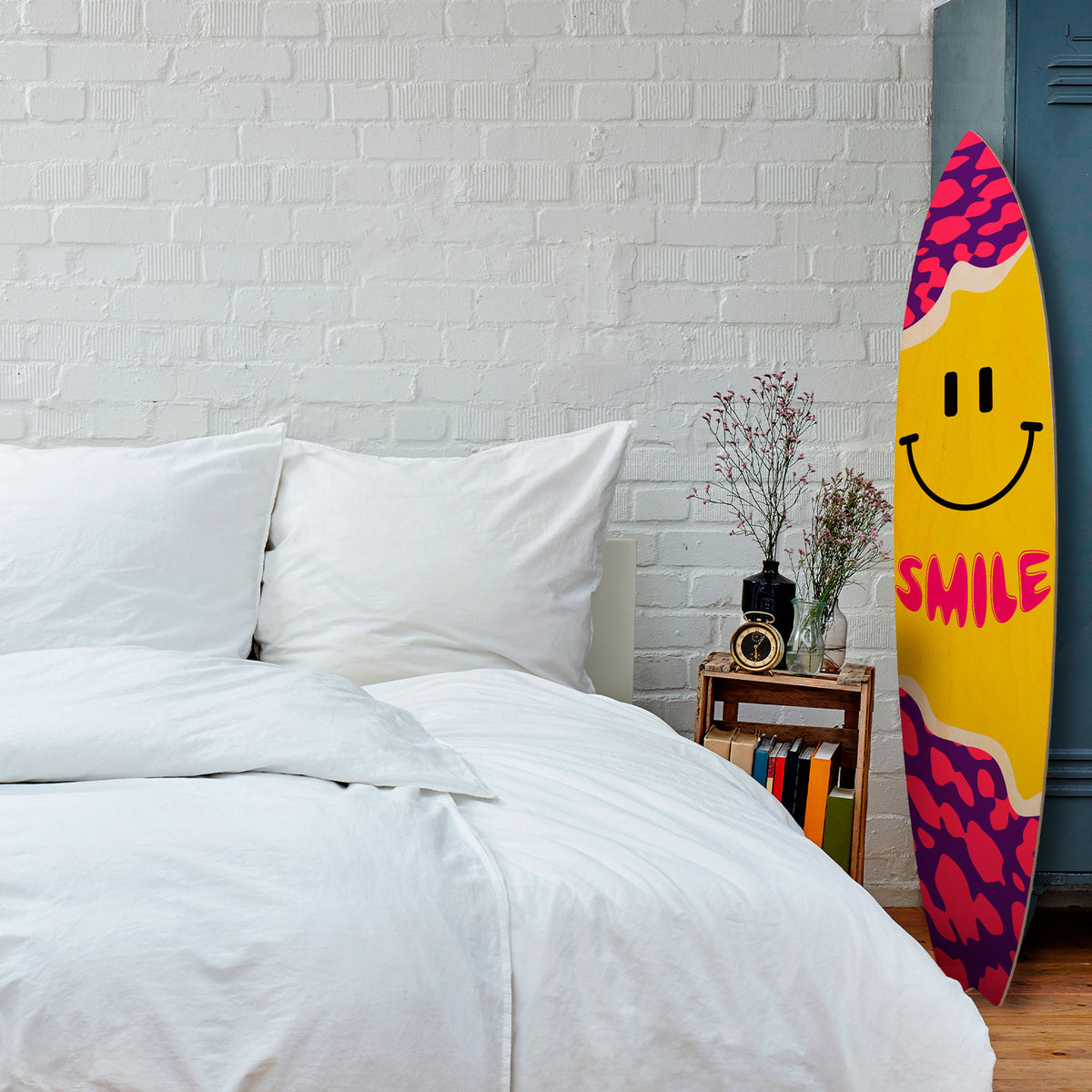 KEEP SMILING Surfboard Decorative Panel