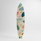 BOTANICAL HURRICANE Painel Decorativo Prancha de Surf
