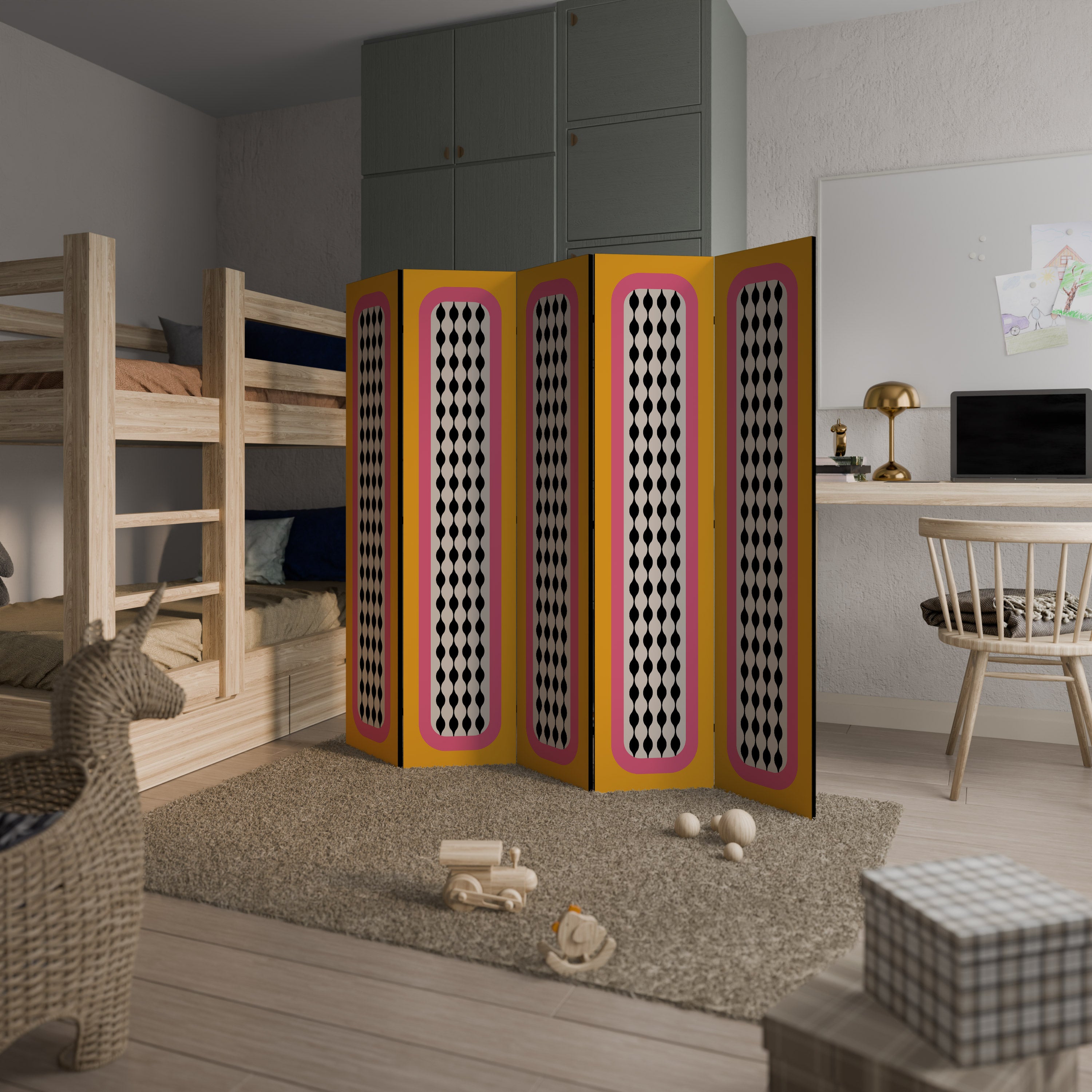 TEARS IN HEAVEN 5-Panel Room Divider