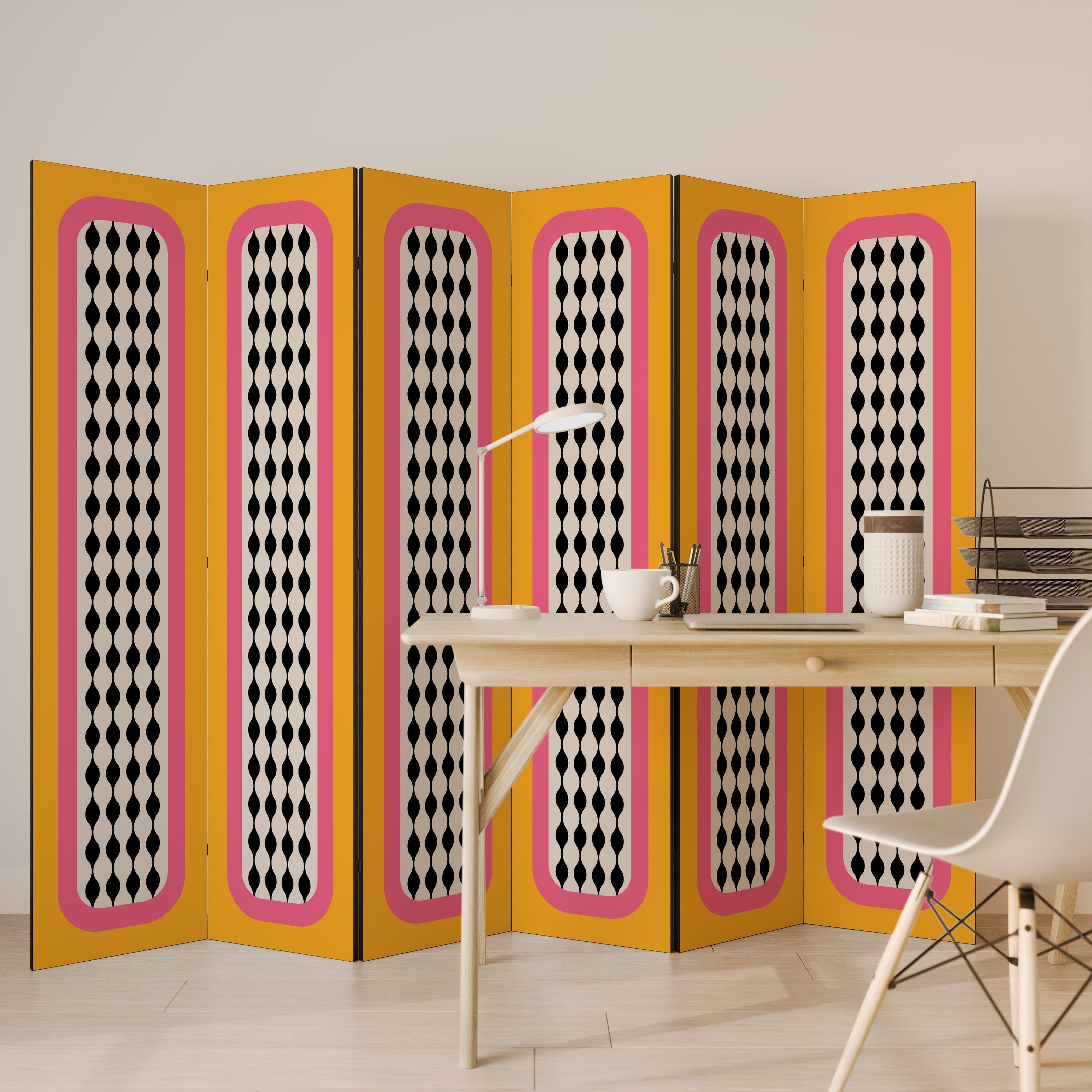 TEARS IN HEAVEN Biombo Decorativo de 6 Painéis